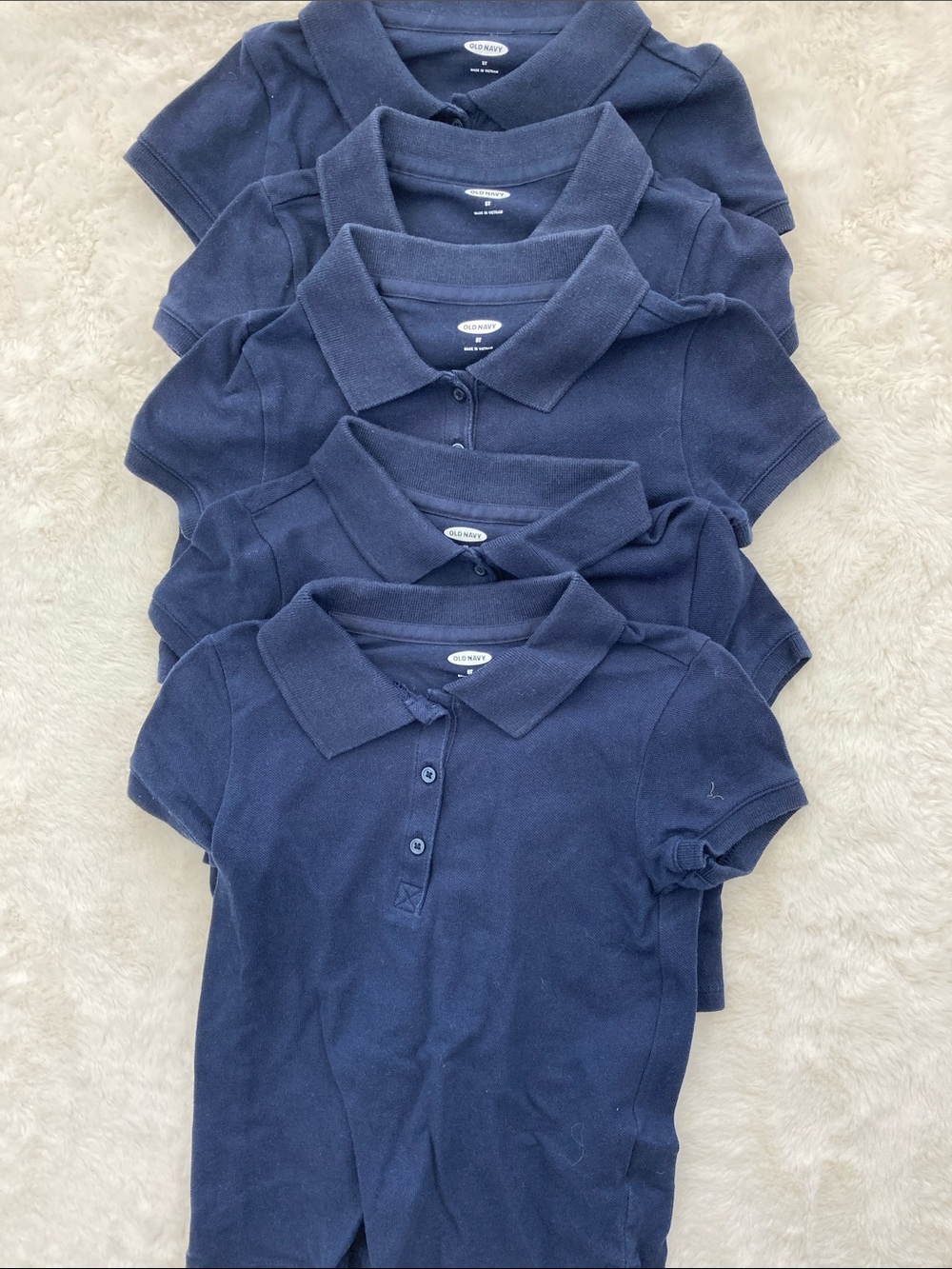 SALE! 50% Off 5 Old Navy Girls' Navy Short-Sleeve Polo Top Size 5T
